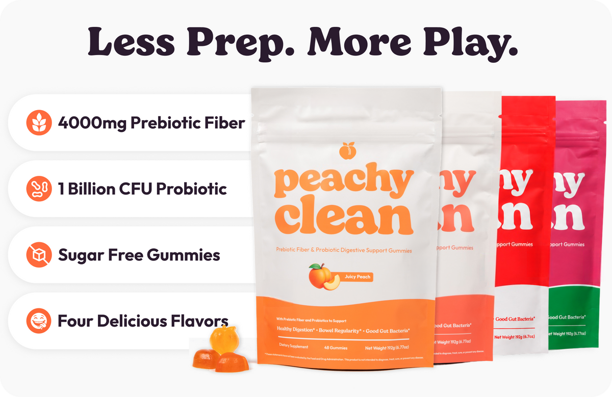 Clean Sugar-Free Pre+Probiotic Fiber Gummies