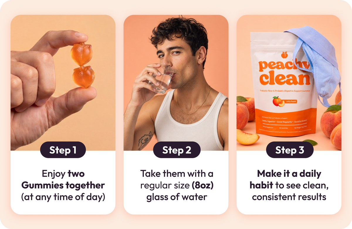 Clean Sugar-Free Pre+Probiotic Fiber Gummies